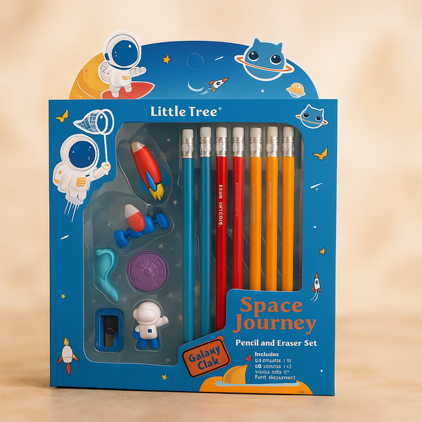 Space Stationery Set for Kids | Rocket & Planet-Themed School Supplies | Fun & Educational | Ideal for Gifting, Return Gifts & School Use