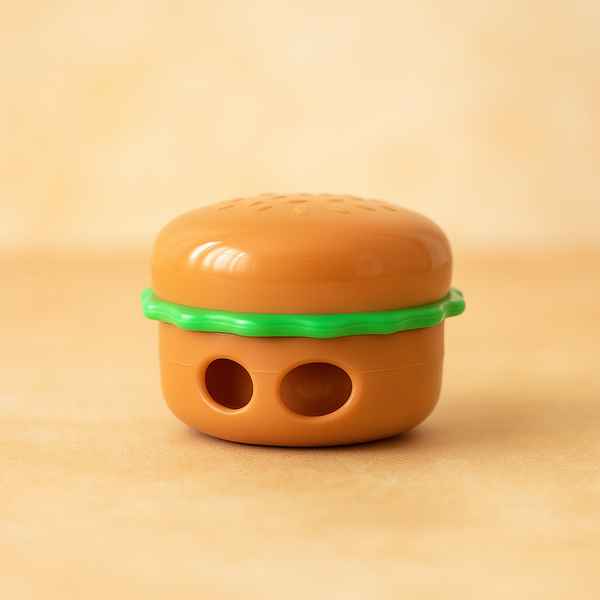 Burger Sharpener | Fun-Looking Pencil Sharpener for Kids
