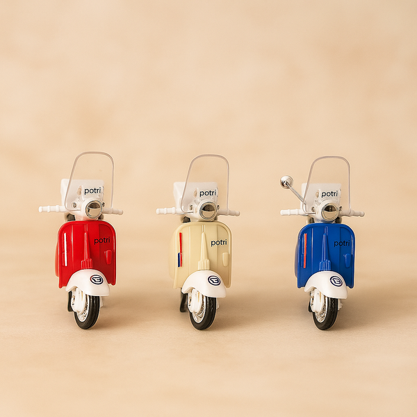 Steel Scooter Pull Back Toy | Mini Metal Scooter with Pull-Back Action | Fun & Durable Return Gift for Kids
