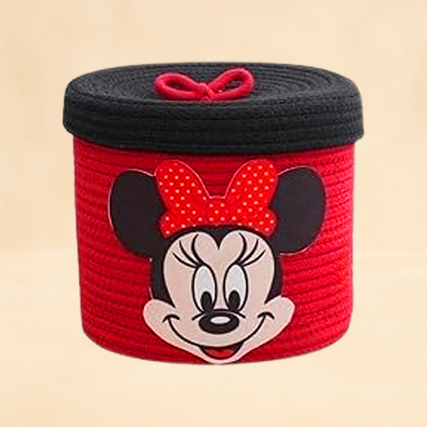 Mickey Storage Bag for Kids | Iconic Cartoon Design | Foldable & Spacious | Ideal for Toys, Clothes & Room Storage