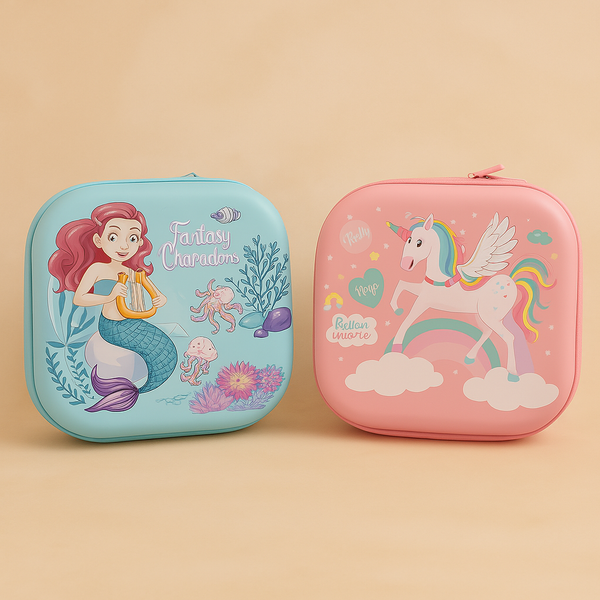 Mermaid / Unicorn Heavy School Bag | Premium Kids Backpack with 3D Design | Spacious, Durable & Trendy