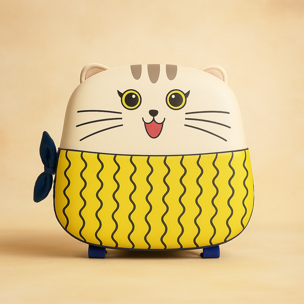 Cat Backpack | Cute Cartoon School Bag for Kids | Lightweight, Durable & Comfortable