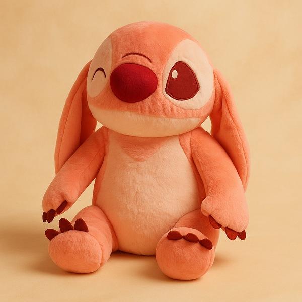 Stitch Toy Pink | Cute Cartoon Soft Doll for Kids & Collectors | Huggable, Washable & Durable