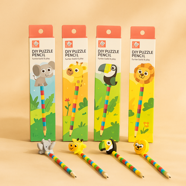 Lego Brick Pencil for Kids | Fun Building Block Design | Creative & Reusable | Ideal for School, Gifting & Return Favours