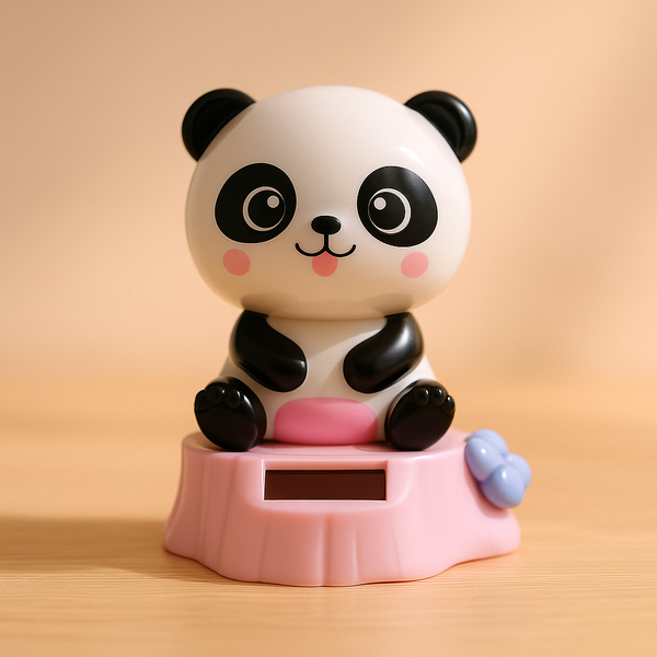 Panda Car Dashboard Toy | Cute Bobblehead Panda Figurine for Car, Home & Office Desk | Decorative Showpiece & Gift Item
